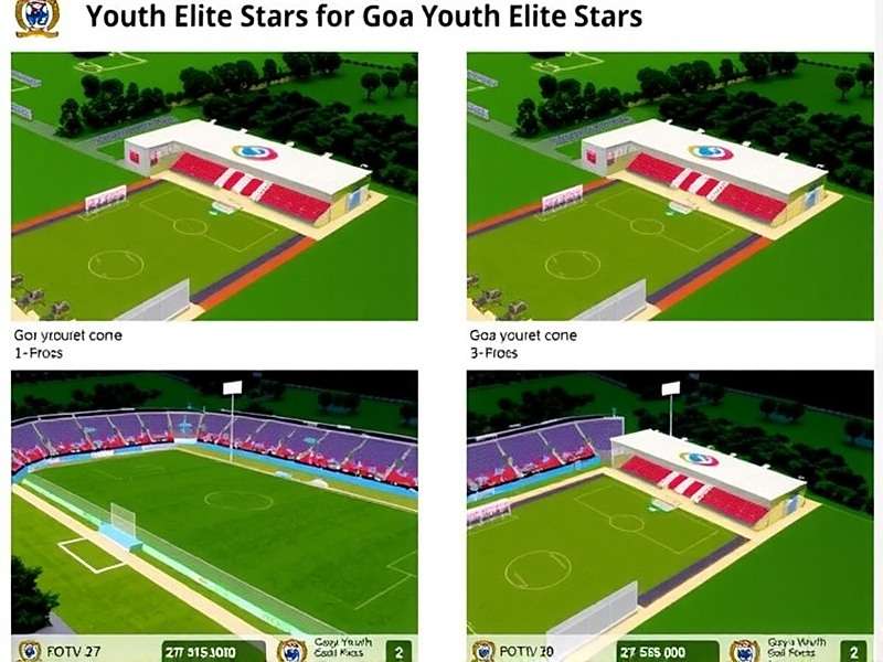 Regional variations in Goa Youth Elite Stars showing different stadium designs